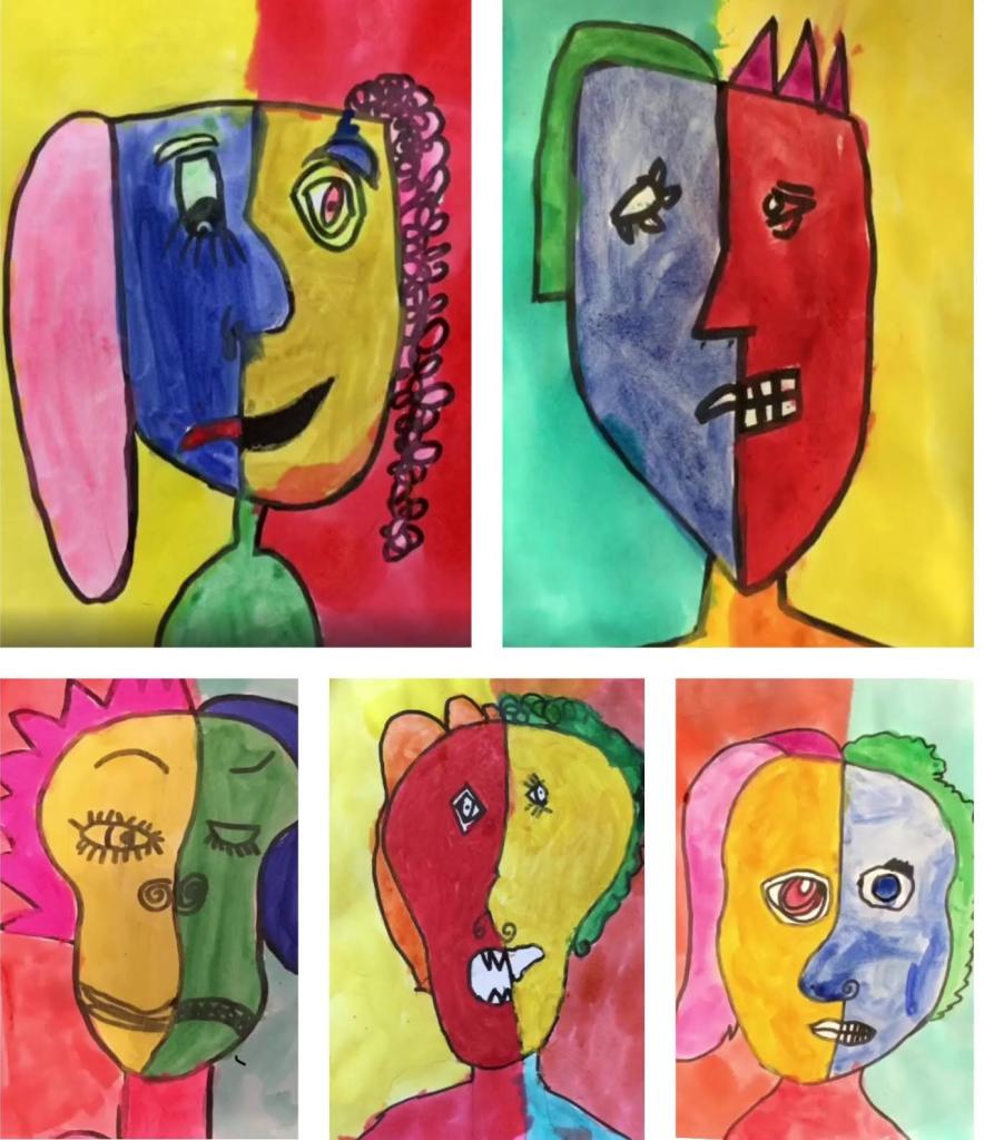 Colour and Emotion Picasso Portraits ~Year 200 20 art lesson ...